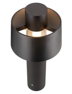 Bedlampe led udendørslamper havelamper indkørsel sort e27 2