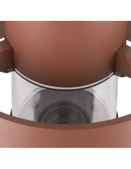 Bedlampe led udendørslamper havelamper indkørsel brun rust corten e27