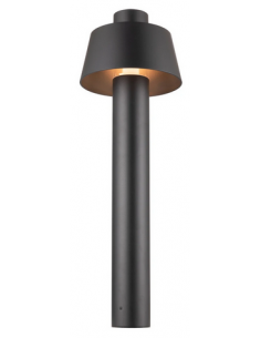 Bedlampe led udendørslamper havelamper indkørsel sort e27