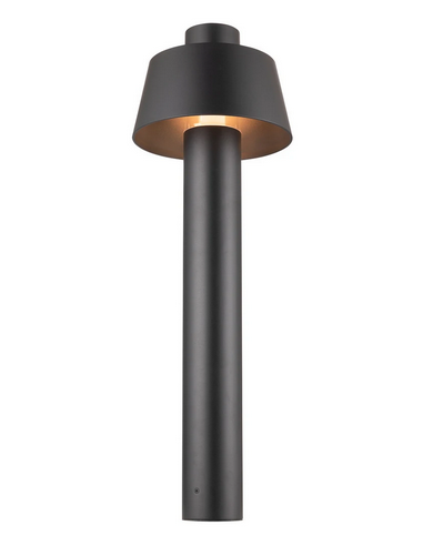 Bedlampe led udendørslamper havelamper indkørsel sort e27