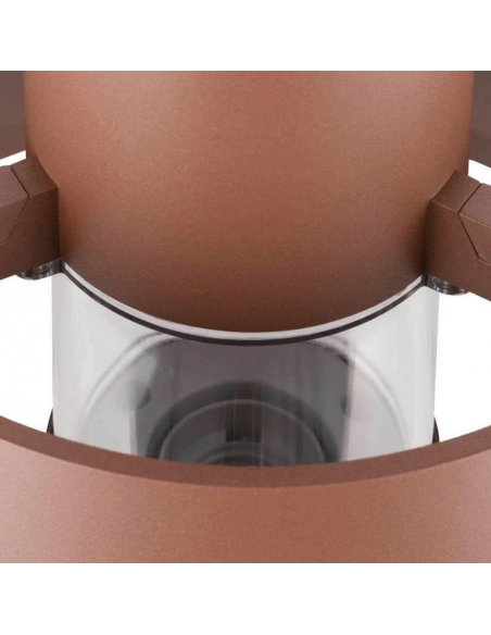 Bedlampe led udendørslamper havelamper indkørsel brun rust corten e27