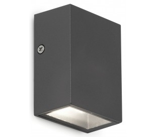 Cobo væglampe 1 x COB LED 12W - Mørkegrå