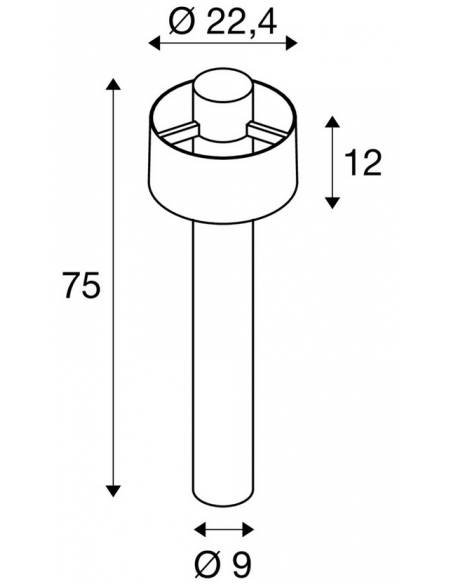 Bedlampe led udendørslamper havelamper indkørsel sort e27