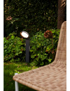 Bedlampe led udendørslamper havelamper indkørsel grå mørkegrå 2