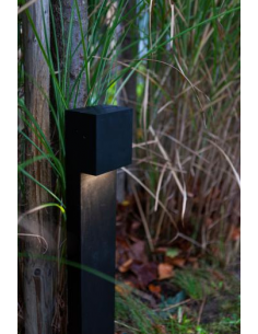 Bedlampe led udendørslamper havelamper indkørsel sort 2