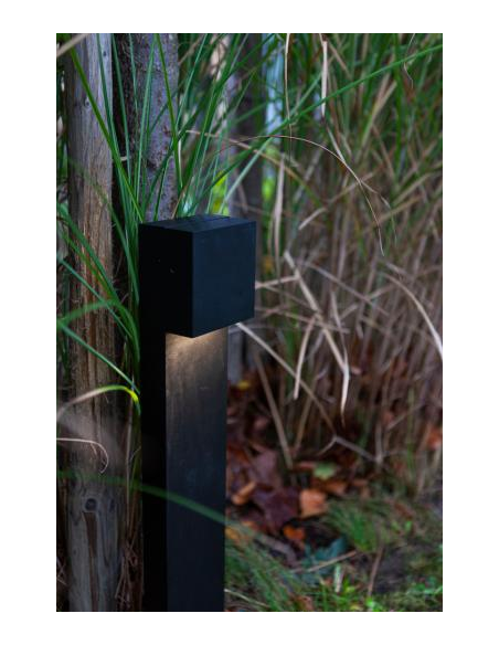 Bedlampe led udendørslamper havelamper indkørsel sort