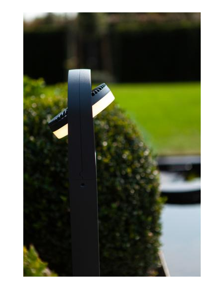 Bedlampe led udendørslamper havelamper indkørsel grå mørkegrå