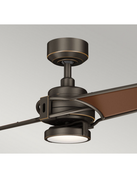 loftventilator restaurant cafe soveværelse ventilator med lys lampe