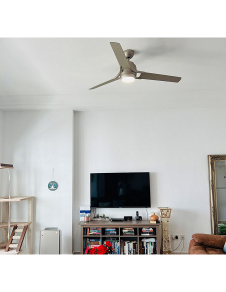 loftventilator restaurant cafe soveværelse ventilator med lys lampe