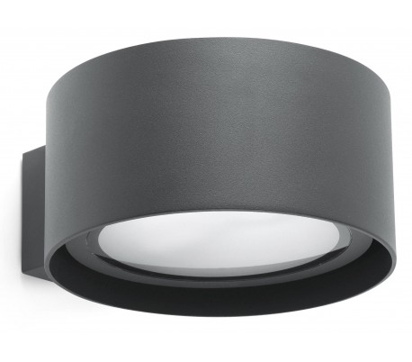 Billede af Quart væglampe 1 x LED 30W - Mørkegrå