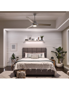 loftventilator restaurant cafe soveværelse ventilator med lys lampe 2