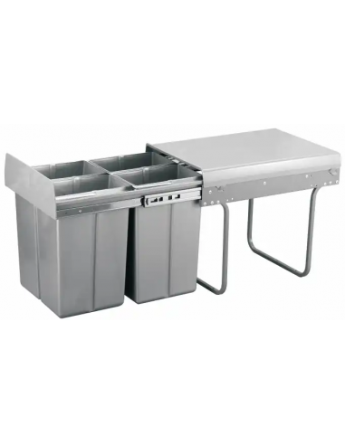 affaldsspand køkkenskab udtræk sortering affaldssortering køkken