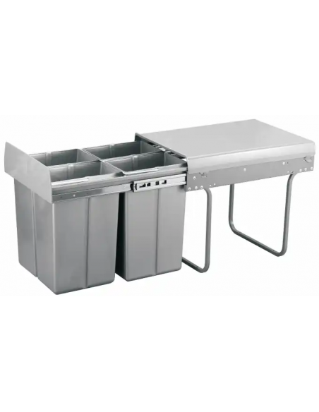 affaldsspand køkkenskab udtræk sortering affaldssortering køkken