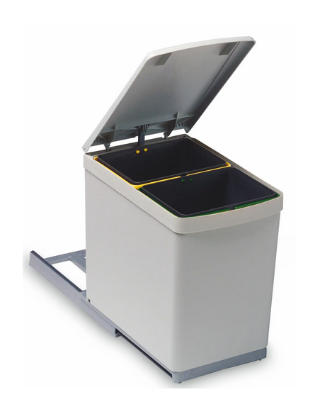 affaldsspand køkkenskab udtræk sortering affaldssortering køkken