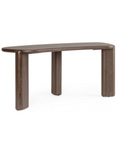 skrivebord moderne design træ organisk valnød