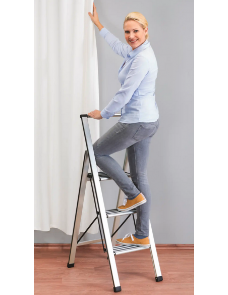 trappestige indendørs rengøring aluminium stål metal køkkenstige stige foldbar