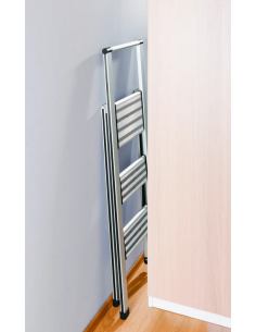 trappestige indendørs rengøring aluminium stål metal køkkenstige stige foldbar 2