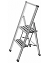 WENKO Trappestige 2 trin i aluminium H101 cm - Mat alu