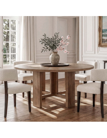 rundt små lille spisebord indretning billigt træ moderne nordisk design 120