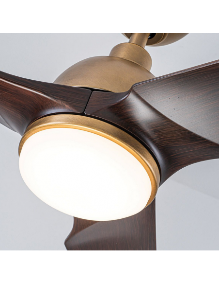 loftventilator restaurant cafe soveværelse ventilator med lys lampe