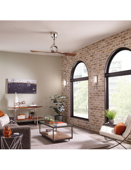 loftventilator restaurant cafe soveværelse ventilator med lys lampe