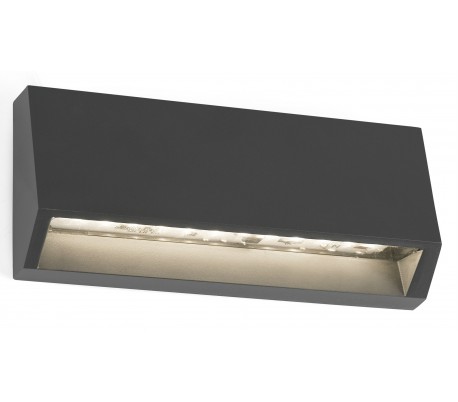 Billede af Must væglampe 1 x SMD LED 3W - Mørkegrå