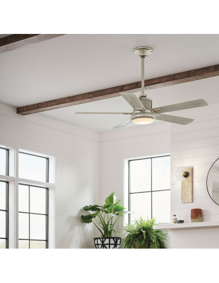 loftventilator restaurant cafe soveværelse ventilator med lys lampe