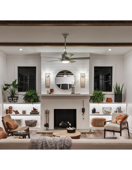 loftventilator restaurant cafe soveværelse ventilator med lys lampe