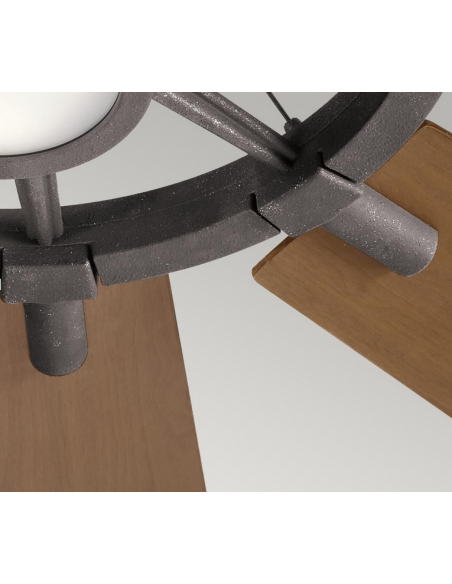 loftventilator restaurant cafe soveværelse ventilator med lys lampe