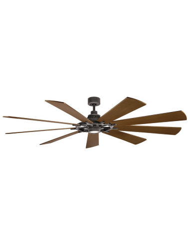 loftventilator restaurant cafe soveværelse ventilator med lys lampe