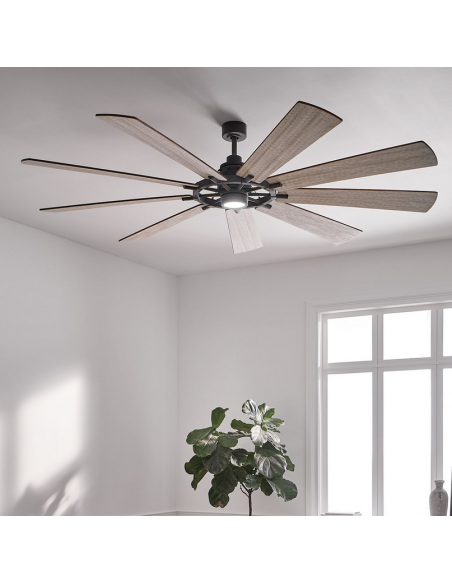 loftventilator restaurant cafe soveværelse ventilator med lys lampe