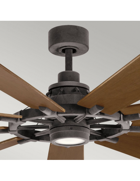 loftventilator restaurant cafe soveværelse ventilator med lys lampe