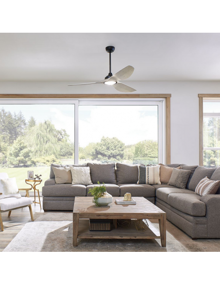 loftventilator restaurant cafe soveværelse ventilator med lys lampe