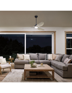 loftventilator restaurant cafe soveværelse ventilator med lys lampe 2