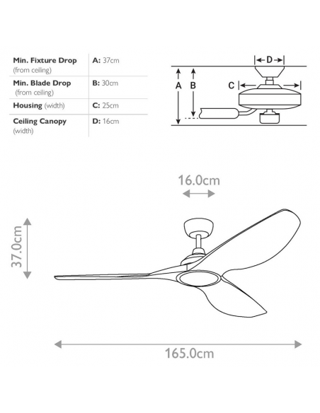 loftventilator restaurant cafe soveværelse ventilator med lys lampe