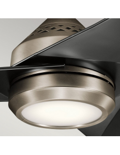 loftventilator restaurant cafe soveværelse ventilator med lys lampe 2