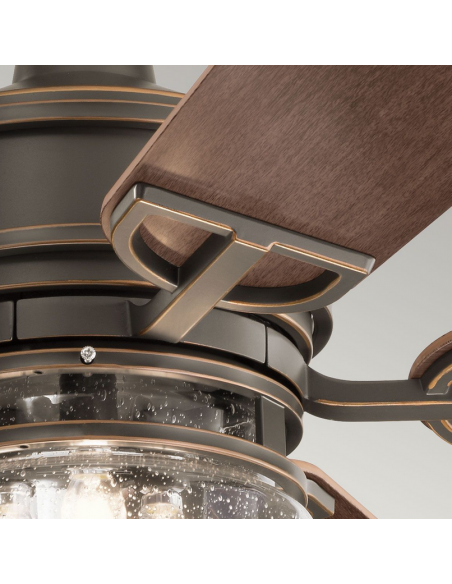 loftventilator restaurant cafe soveværelse ventilator med lys lampe