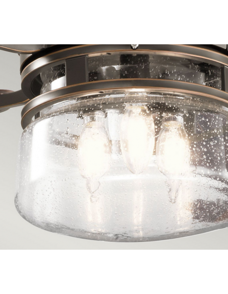 loftventilator restaurant cafe soveværelse ventilator med lys lampe