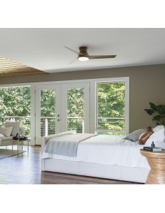 loftventilator restaurant cafe soveværelse ventilator med lys lampe 2