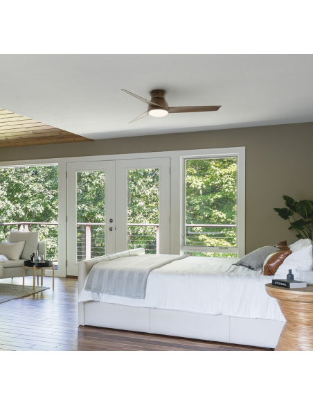 loftventilator restaurant cafe soveværelse ventilator med lys lampe