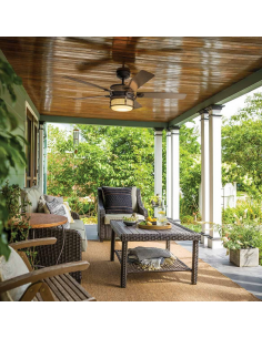 loftventilator restaurant cafe soveværelse ventilator med lys lampe 2