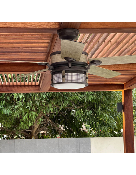 loftventilator restaurant cafe soveværelse ventilator med lys lampe