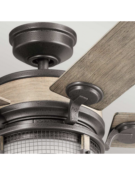 loftventilator restaurant cafe soveværelse ventilator med lys lampe