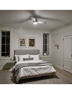 loftventilator restaurant cafe soveværelse ventilator med lys lampe 2