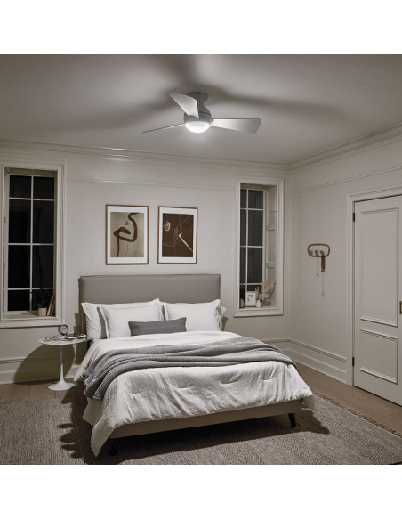 loftventilator restaurant cafe soveværelse ventilator med lys lampe