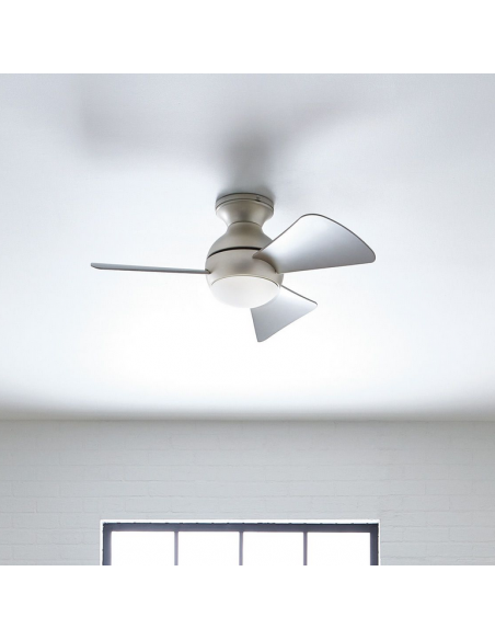 loftventilator restaurant cafe soveværelse ventilator med lys lampe