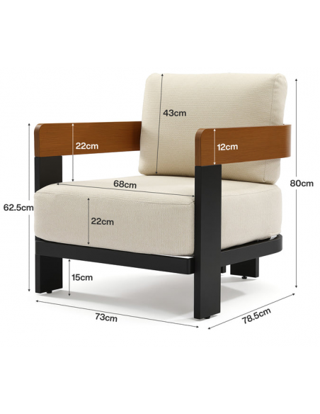 havestol lounge udendørs havemøbler loungestol