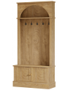 Garderobe i møbelplade H180 x B83 x D35 cm - Natur