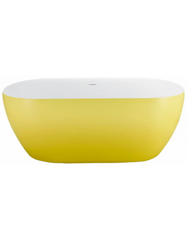 fritstående badekar 180 moderne design badeværelse indretning hvid højglans blank skinnende akryl