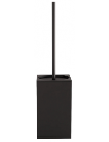 Toiletbørste i metal og kunststof H39 cm - Mat sort